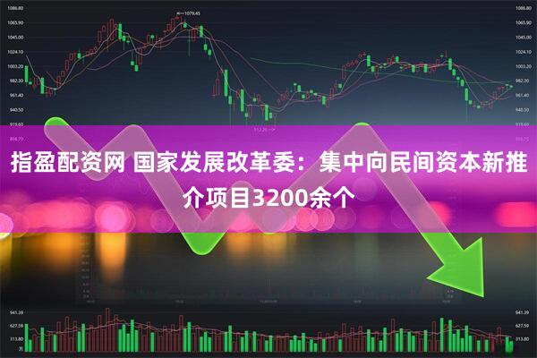 指盈配资网 国家发展改革委：集中向民间资本新推介项目3200余个